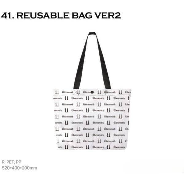 G-DRAGON 公式グッズ REUSABLE BAG VER.2 リユーザブルバック / 2025