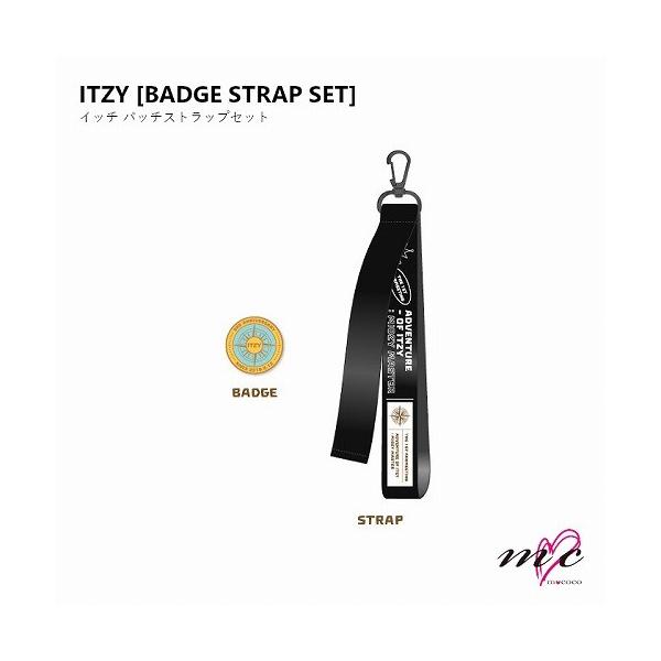 ITZY 公式グッズ 【BADGE STRAP SET】1st Fan meeting Adventure of ITZY イッチ |K-POP 韓国