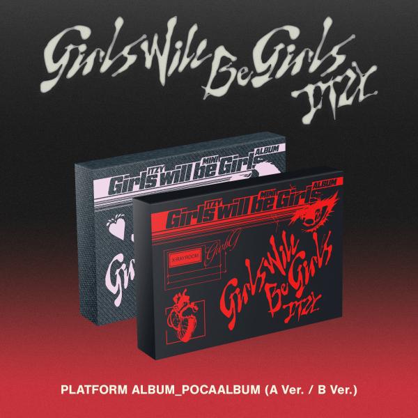 ITZY 公式グッズ Girls Will Be Girls (PLATFORM ALBUM_POCAALBUM)  CD イッチ イッチー アルバム K-POP 韓国