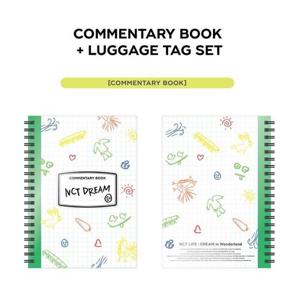 NCT DREAM 公式グッズ COMMENTARY BOOK + LUGGAGE TAG SET コメンタリーブック NCT LIFE: DREAM in Wonderland K-POP 韓国
