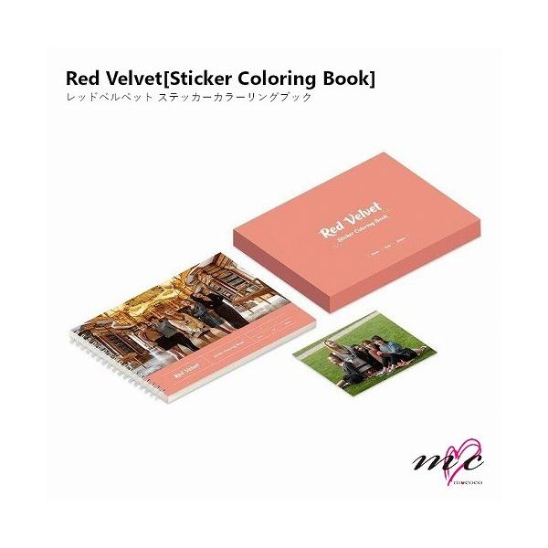 RED VELVET 公式グッズ 【Sticker Coloring Book】 レッド RED VELVET 公式グッズ 【Sticker Coloring Book】 レッド