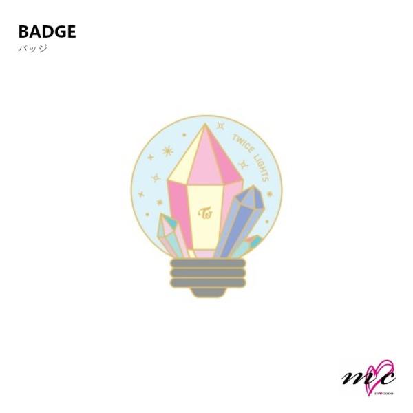 TWICE 公式グッズ BADGE バッジ TWICELIGHTS WORLD TOUR 2019 トゥワイス ライブグッズ ツアーグッズ | K-POP 韓国