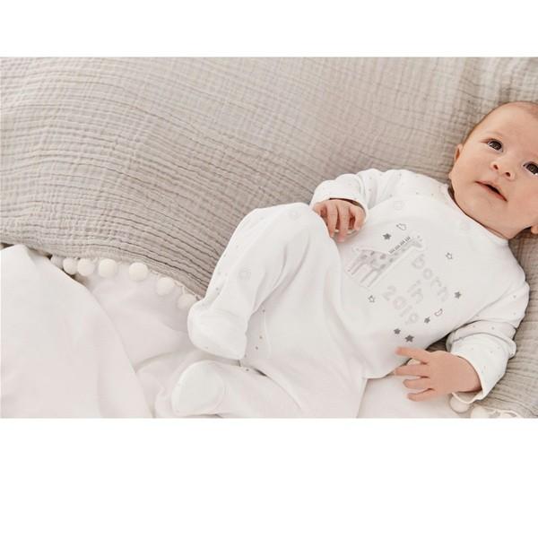 ネクスト Next ベビー服 ロンパース 退院着 記念 贈り物 出産祝い Born In 19 スリープウェア 足つき 長袖 ホワイト ユニセックス 女の子 男の子 Buyee Buyee 日本の通販商品 オークションの代理入札 代理購入