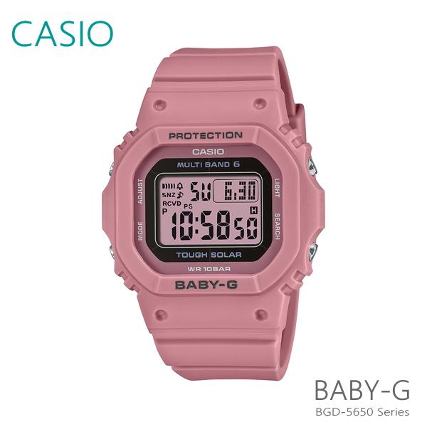 BABY-G レディース 腕時計 7年保証 カシオ ソーラー 電波 BGD-5650-4JF