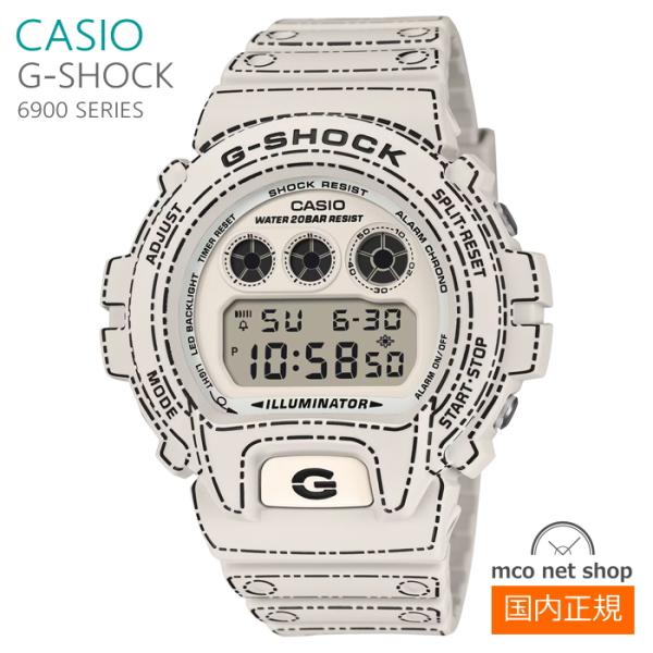 G-SHOCK メンズ 腕時計 7年保証 カシオ デジタル DW-6900RGM-5JR 正規