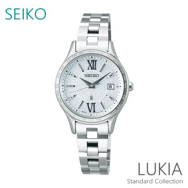 【美品】SEIKO LUKIA レディース腕時計 SSVV081 電波ソーラー レディース 腕時計 7年保証 送料無料 セイコー ルキア ソーラー