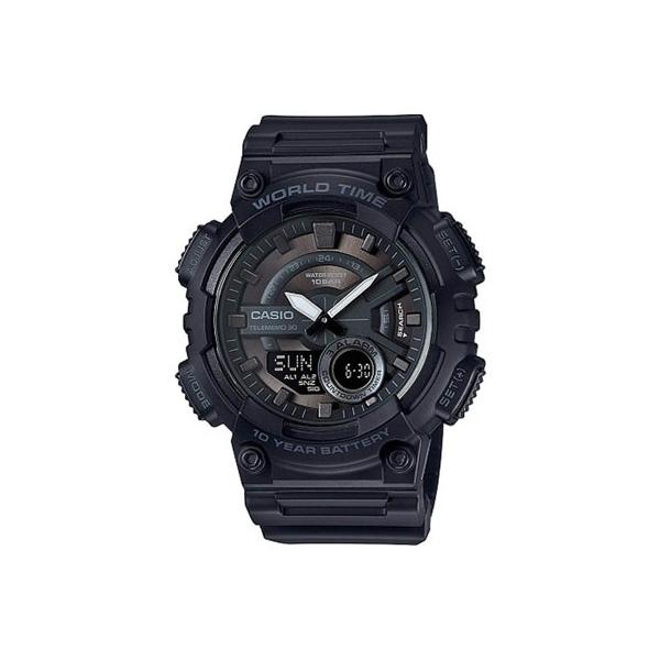 カシオ スポーツウォッチ 10気圧防水 メンズ デジタル アナログ 腕時計 (SD17OC11) ストップウォッチ カウントダウンタイマー CASIO マラソン ランニング 時計