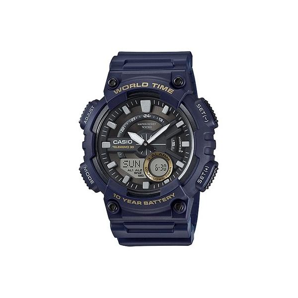 カシオ スポーツウォッチ 10気圧防水 メンズ デジタル アナログ 腕時計 (SD17OC12) ストップウォッチ カウントダウンタイマー CASIO マラソン ランニング 時計