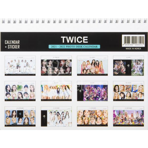 Twice K Pop 卓上カレンダー ギフト 限定特典2点付き Twice トゥワイス 卓上カレンダー 21 22年 2年分 日本国内発送 送料無料 メンバー指定可のレビュー特典付き 代購幫