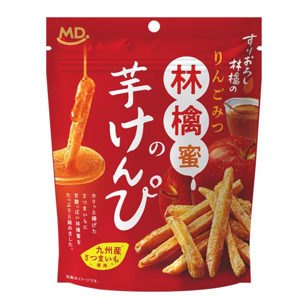 爽やかな香り広がる甘酸っぱい林檎蜜をたっぷり絡めた、カリカリ食感のさつまいもスティックです。