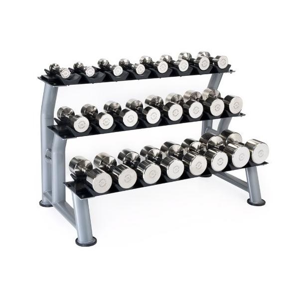 値下げしました ハンプトンクロムbeauty Gripダンベル12 Pairクラブパック2 5 To 30 Lbs With 3 Tier Rack 100 正規品特価