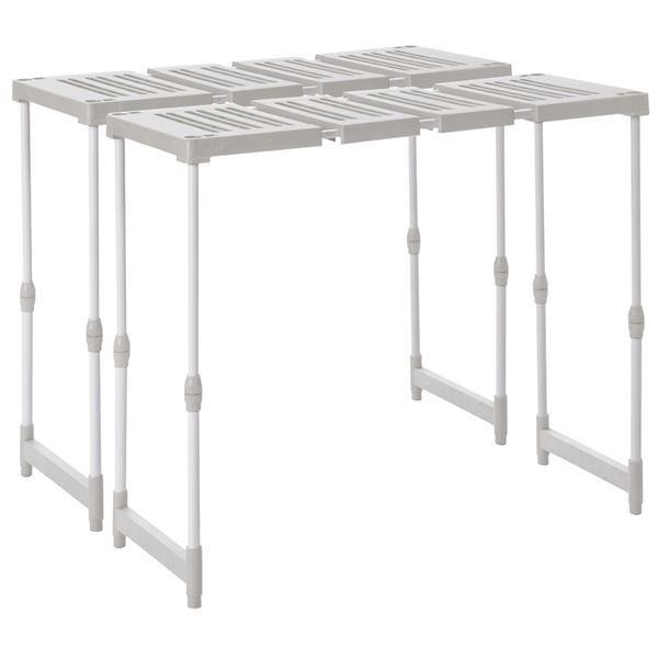 押入れ ラック 伸縮 押し入れ 布団 棚 Diy サイズ 収納 クローゼット 押入れ収納 押し入れ収納 幅76 93 奥行37 高さ48 80cm ベージュ Ds 丸大木工 通販 Yahoo ショッピング