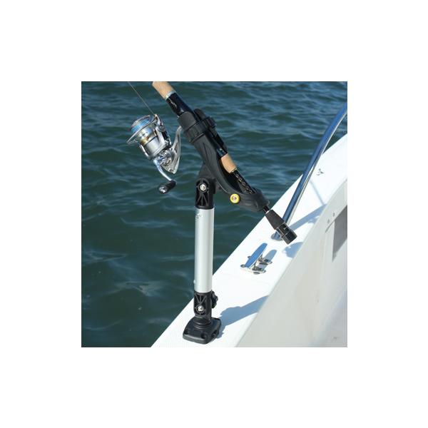 【おすすめポイント】取付ベースとアタッチメント（ロッドホルダーなど）の間に組み合わせる事で、取付ベースからアタッチメントまでの距離を拡張する事が可能です。ロッドホルダーの高さが足りない場合や、横方向にアタッチメントをオフセットしたい場合など...