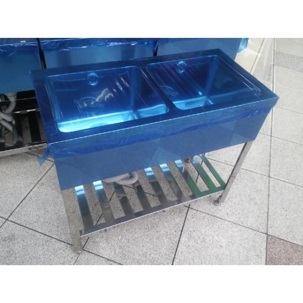 新品 [溶接式] 業務用 ステンレス 2槽シンク（流し台