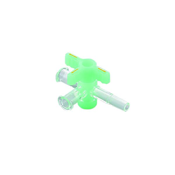 三方活栓 R型　360°回転　ルアーテーパー仕様　R-1　20個　1箱　01301