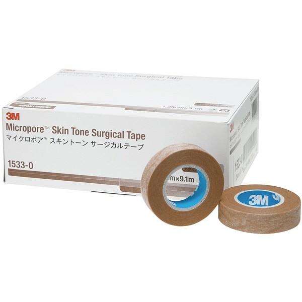 3M マイクロポア スキントーン サージカルテープ 1533-0 12.5mmx9.1m