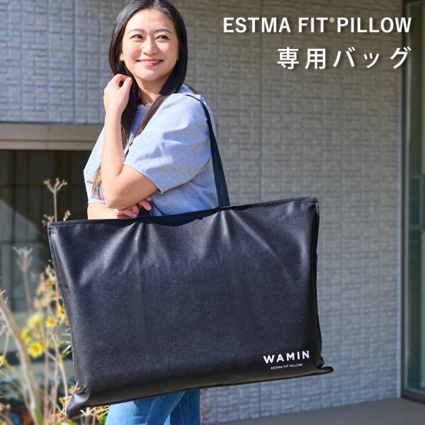 不織布バッグ まくら用 枕用 バッグ 持ち運び ファスナー 黒 ブラック 旅行 出張 ギフトバッグ