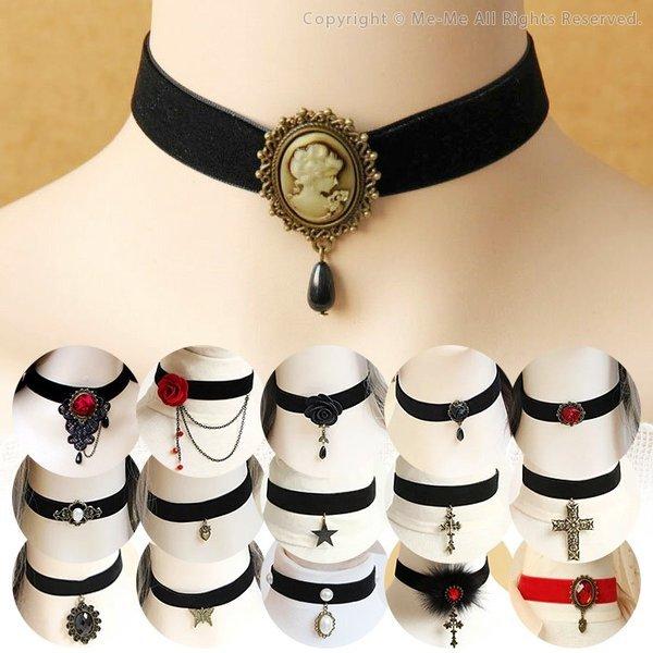 チョーカーネックレス レディース チョーカー 黒 ベロア Ae0101 Ae0101 Me Me 通販 Yahoo ショッピング