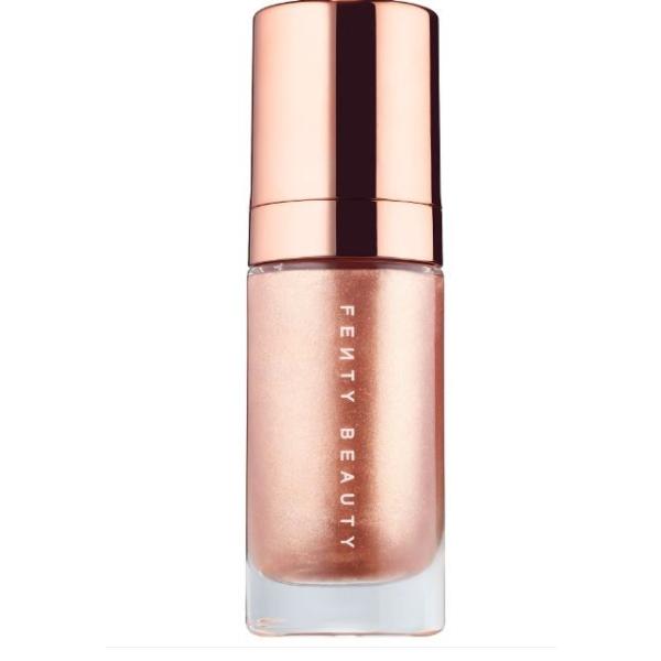 Fenty Beauty By Rihanna Mini Body Lava Body Luminizer Who Needs Clothes Glistening Peach Gold
