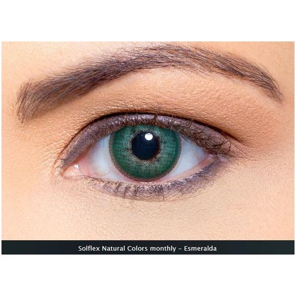 Solotica ソロティカ Solotica Solflex Natural スーパーsale セール期間限定 Colors Monthly 海外セレブ 両目 カラコン 1ヶ月仕様 Esmeralda