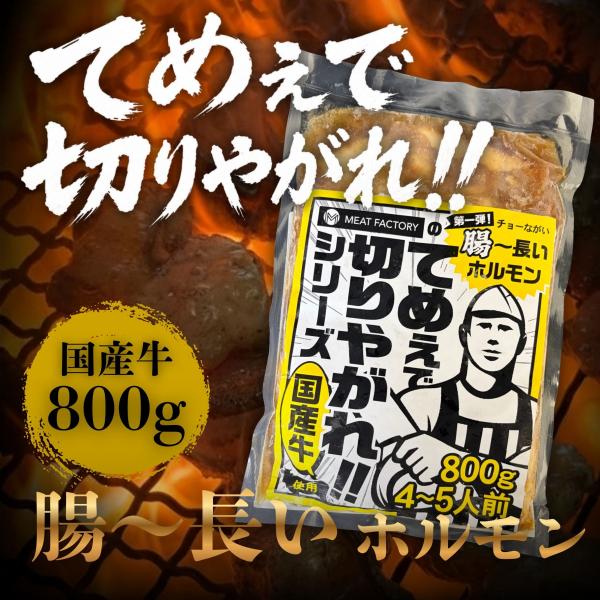 小腸一本詰め　てめぇで切りやがれ！！　800g