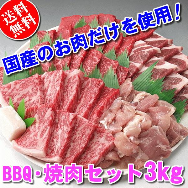 国産 肉 バーベキューセット 焼き肉 焼肉 q バーべキュー 3kg 約１２ １５人前 牛肉 豚肉 鶏肉 送料無料 qset 3kg ミートピアサヌキ Yahoo 店 通販 Yahoo ショッピング