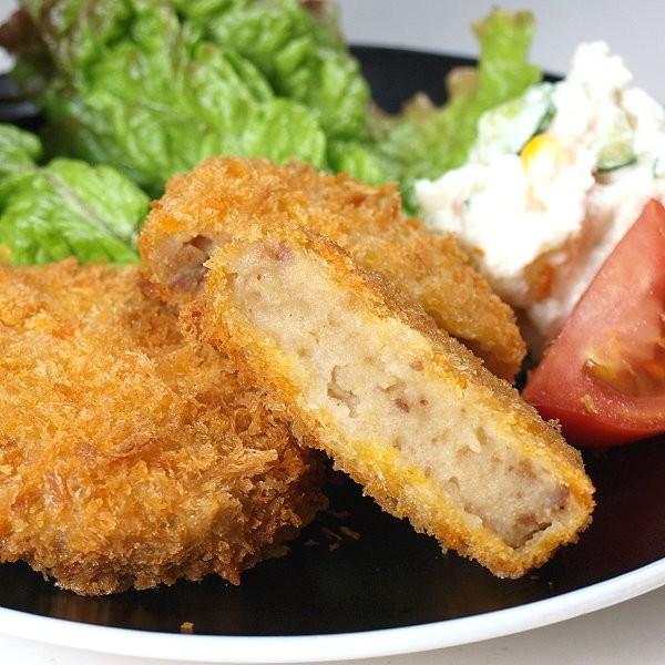 家庭の味！素朴な和風味のコロッケ★冷凍手作り風肉じゃがコロッケ　70ｇ　4個。北海道産の男爵を使用し、家庭で作る肉じゃがをイメージして作りました♪素朴な和風味のコロッケです♪お歳暮・お中元・ギフト・プレゼント・ご贈答用にもおすすめです。おや...