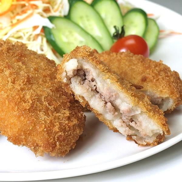 冷凍　讃玄豚ミートクノーデルコロッケ　８０ｇ５個入りサヌキ畜産フーズこだわり豚肉の讃玄豚のあらびきミンチ肉を北海道産の男爵いもで包み込んだ二層仕立てのコロッケです。お歳暮・お中元・ギフト・プレゼント・ご贈答用にもおすすめです。おやつに！ごは...