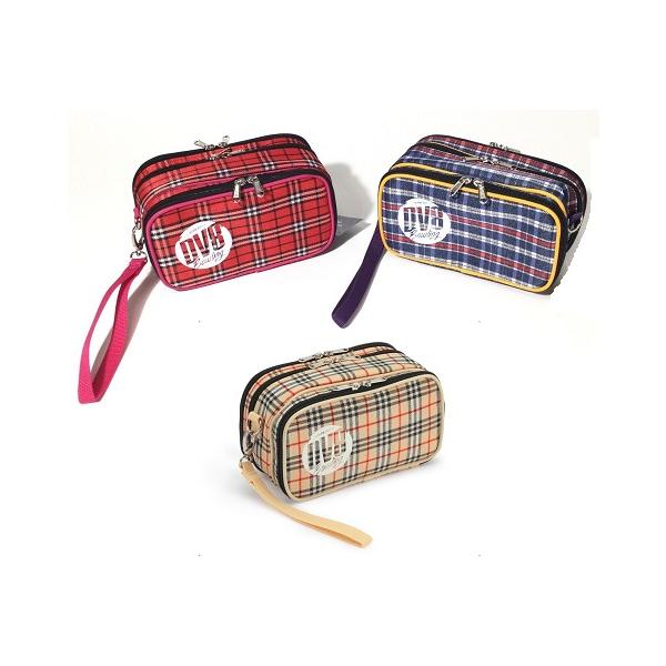 ∞ DV8　BDアクセサリーケース・アクセサリーポーチ　  ∞ブランド：DV8税込価格：3,960円（税抜価格：3,600円）カラー：ブルーチェック・レッドチェック・ベーシック材質：基本素材はポリエステルサイズ：高・140mm × 幅・24...