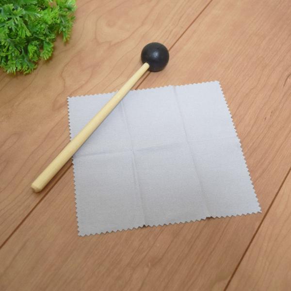 ブラック】先端ゴム製 マレット mallet チャイム/木琴/音叉/ などに