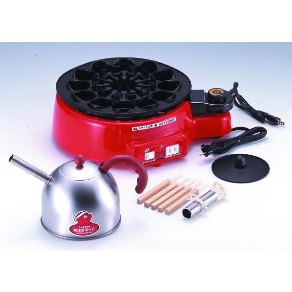 たこ焼き工場 トントン 日本製 自動でたこ焼きを返す オリジナルたこ焼きを手軽に調理 たこ焼き器 調理用品 調理器具  KS-2614
