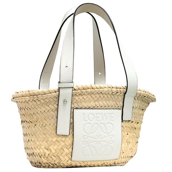 LOEWE バスケットバッグ カゴバッグ スモール LOEWE（ロエベ） 送料無料 本物 極美品 バスケットバッグ スモール