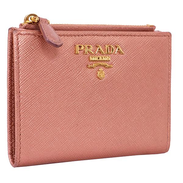 PRADA（プラダ） 送料無料 本物 美品 コンパクトウォレット 1ML023