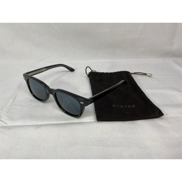 EYEVAN アイヴァン アイバン 日本製 BLAZER 黒縁 サングラス 専用袋