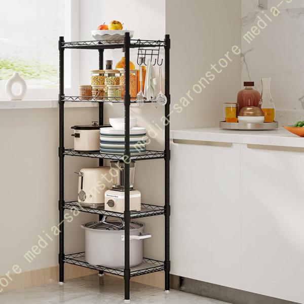 メタルラック スチールラック 幅66cm メタルラック 4段 MR-6512J (ポール直径25mm