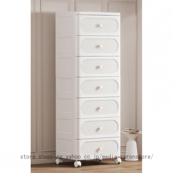 引き出し 多層収納ボックス 多段 チェスト キャスター付き 隙間 頑丈 キッチンワゴン 軽量 縦長 小物 簡単組立 書類 衣類 布団 食品 スナック 洗面所