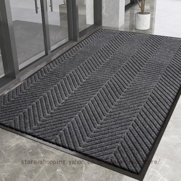 玄関マット 屋外 屋内 大判 スタンダードマット 泥落とし 吸水 業務用 家庭用 ドアマット 泥落としマッ ト 事務用 大きい 無地 泥落としマット 外用