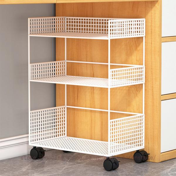 可動本棚カート 本 収納ワゴン キャスター付き デスク下 収納 ラック 省スペース 書類 文具 絵本 漫画 雑誌 学生 オフィス/学校用 テレワーク A4 大容量