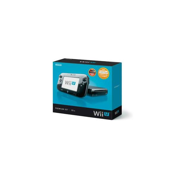 Wii U 『中古即納』{WiiU} (本体)Wii プレミアムセット 黒 PREMIUM SET