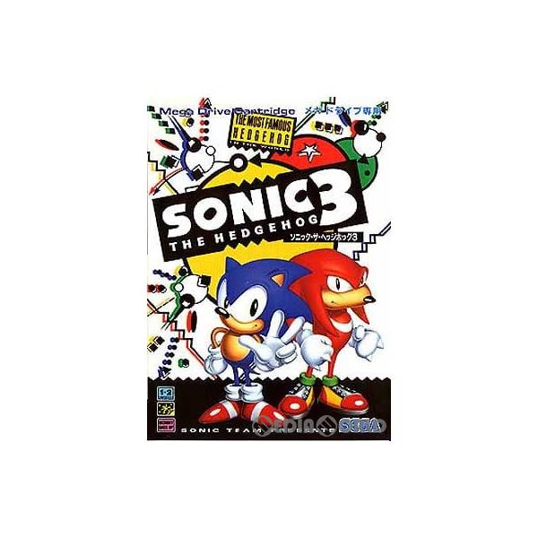 メガドライブ ソフト SONIC THE HEDGEHOG 3(ソニック・ザ・ヘッジホッグ3)(ROMカートリッジ/ロムカセット) セガ セガ 『中古即納』{MD} SONIC THE HEDGEHOG 3(ソニック・ザ
