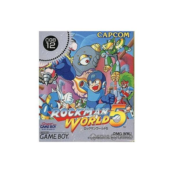 ロックマン 『中古即納』{箱説明書なし}{GB} ロックマンワールド5