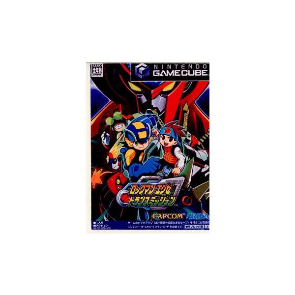中古即納』{表紙説明書なし}{GC} ロックマンエグゼ トランスミッション