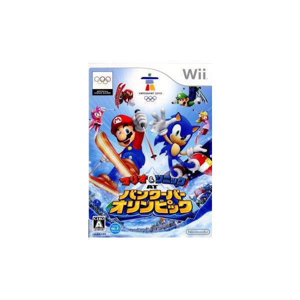 『中古即納』{表紙説明書なし}{Wii} マリオ&amp;ソニック AT バンクーバーオリンピック 任天堂 (20091105)