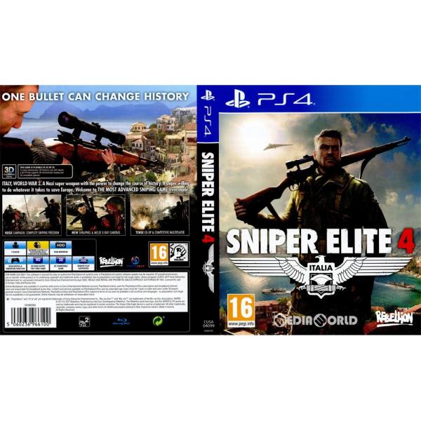 中古即納 Ps4 Sniper Elite 4 スナイパーエリート4 Eu版 Cusa メディアワールド 通販 Yahoo ショッピング