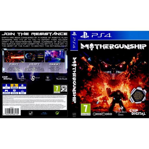 中古即納 Ps4 Mothergunship マザーガンシップ Eu版 Cusa 1801 メディアワールド 通販 Yahoo ショッピング