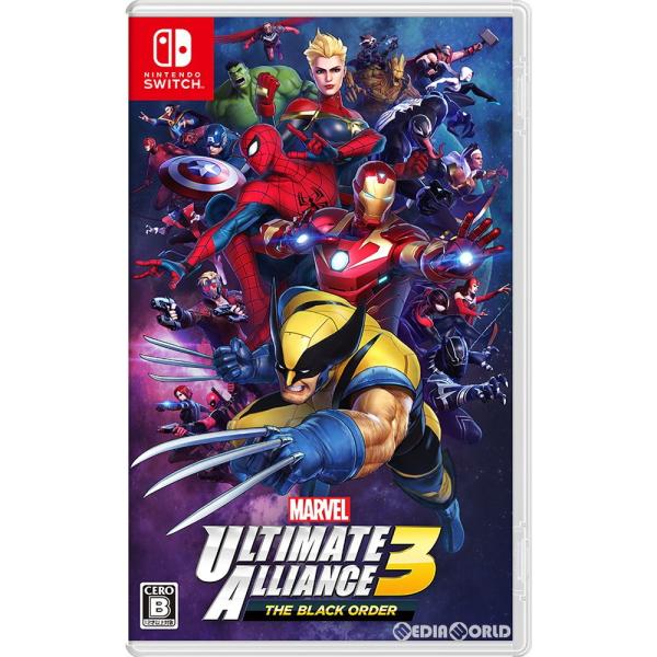 『中古即納』{Switch} MARVEL ULTIMATE ALLIANCE 3: The Black Order(マーベル・アルティメット・アライアンス3 ザ・ブラック・オーダー) 任天堂 (20190719)