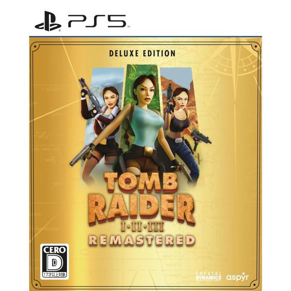 『新品』『お取り寄せ』{PS5} Tomb Raider I-III Remastered(トゥームレイダー 1-3 リマスター) デラックスエディション(限定版)(20241128)