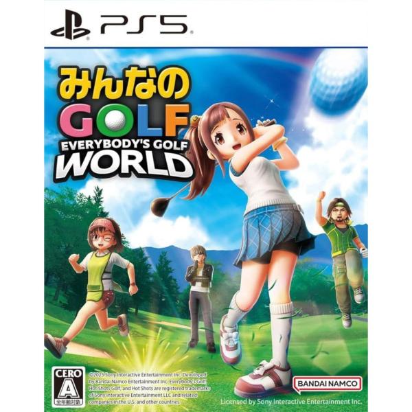 『中古即納』{PS5} 予約特典めじるしチャーム・早期購入特典「パックマン」早期解放権付属 みんなのGOLF WORLD バンダイナムコエンターテインメント(20250904)
