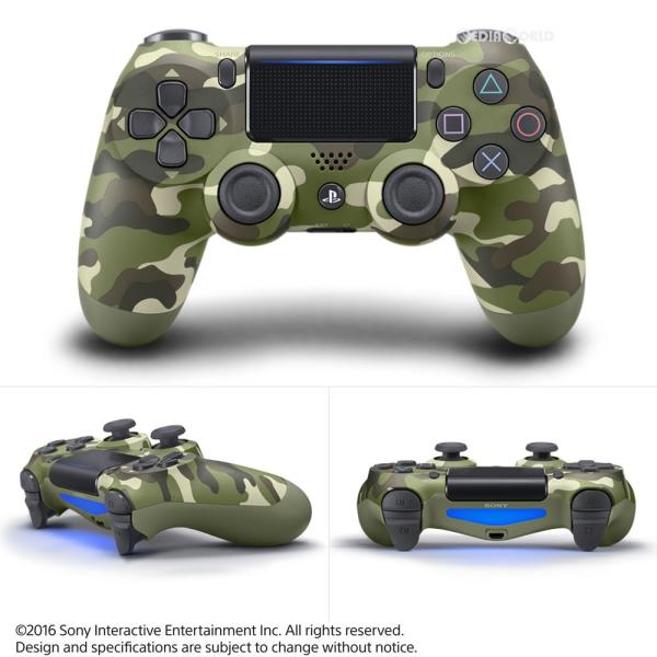 SONY CUH-ZCT2J 16 デュアルショック4 グリーンカモフラージュ PlayStation 『新品即納』{ACC}{PS4} ワイヤレスコントローラー