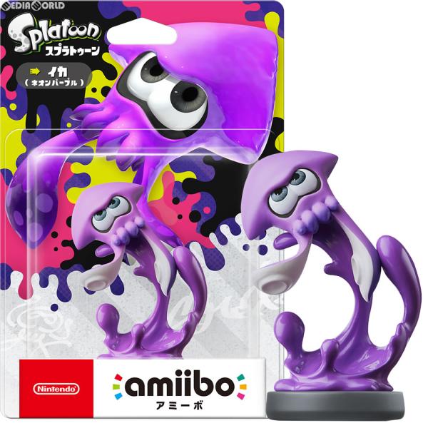 【中古】「非常に良い」amiibo イカ（ネオンパープル） (スプラトゥーンシリーズ) media-world_12021417001